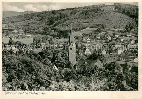 AK / Ansichtskarte Wiehl_Oberbergischer_Kreis Ortsansicht mit Kirche 