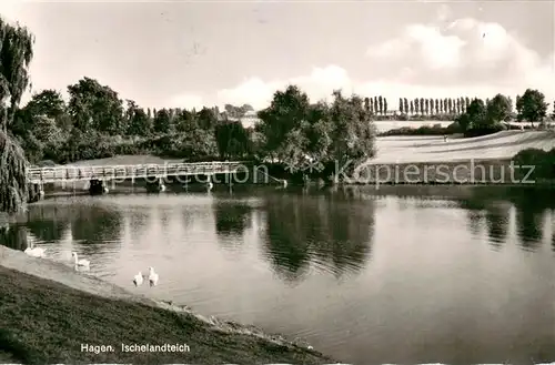 AK / Ansichtskarte Hagen_Westfalen Ischelandteich Hagen_Westfalen