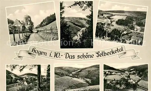 AK / Ansichtskarte Selbecke_Hagen Selbecketal Donau Fernansichten Selbecke Hagen