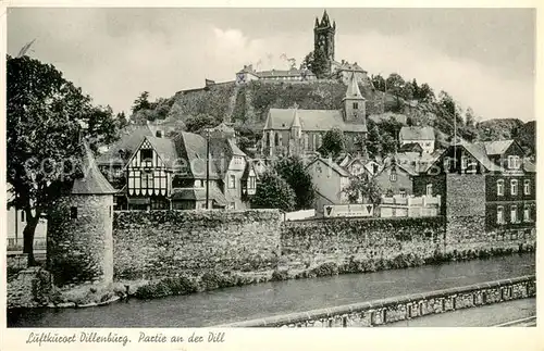 AK / Ansichtskarte Dillenburg Partie an der Dill Dillenburg