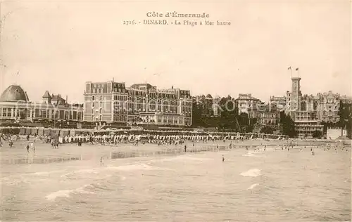 AK / Ansichtskarte Dinard_35 La Plage a Mer haute 