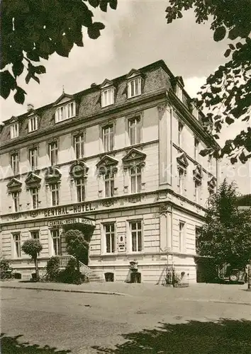 AK / Ansichtskarte Bad_Salzschlirf Central Hotel Kupfertiefdruck Bad_Salzschlirf