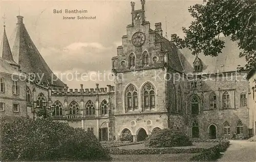 AK / Ansichtskarte Bad_Bentheim Schloss Innerer Schlosshof Bad_Bentheim