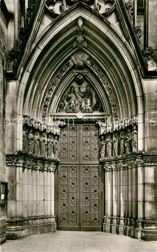 AK / Ansichtskarte Osnabrueck Brautportal der Marienkirche Osnabrueck