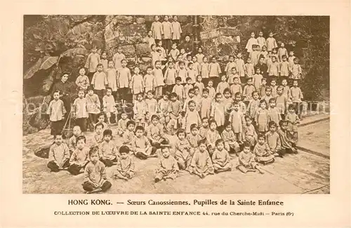 AK / Ansichtskarte Hongkong_Hong Kong Soeurs Canossiennes Pupilles de la Sainte Enfance 