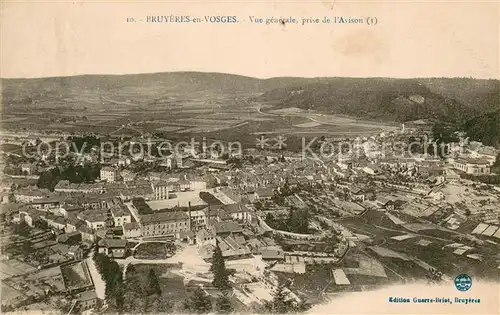 AK / Ansichtskarte Bruyeres_Vosges Vue generale prise de l Avison Bruyeres Vosges