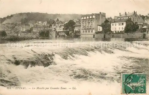 AK / Ansichtskarte Epinal_Vosges_88 La Moselle par Grandes Eaux 