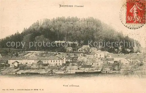 AK / Ansichtskarte Bruyeres_Vosges Voie d Epinal Bruyeres Vosges