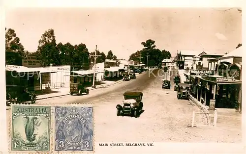 AK / Ansichtskarte Belgrave_Australien Main Street 