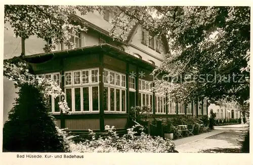 AK / Ansichtskarte Bad_Huesede Kur  und Badehaus Wiehengebirge Bad_Huesede