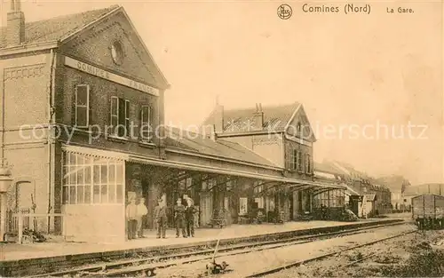 AK / Ansichtskarte Comines_59 La Gare 