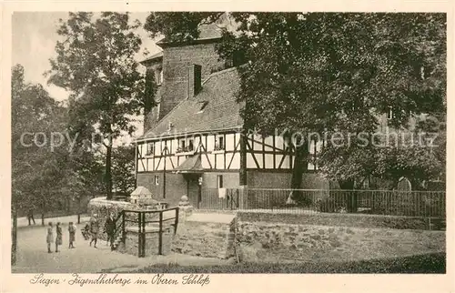 AK / Ansichtskarte Siegen_Westfalen Jugendherberge im Oberen Schloss Siegen_Westfalen