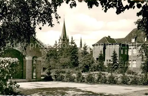 AK / Ansichtskarte Senden_Westfalen Kirche Krankenhaus Senden_Westfalen