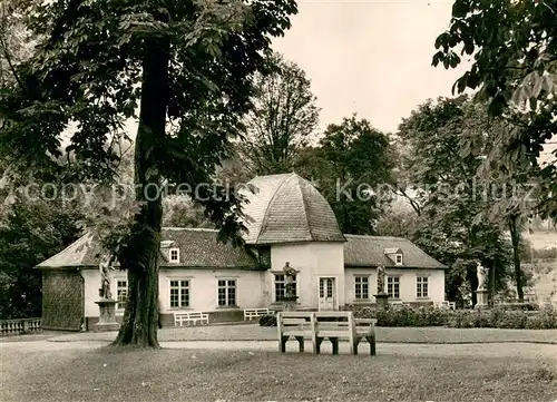 AK / Ansichtskarte Bad_Berleburg Partie im Schlosspark Bad_Berleburg