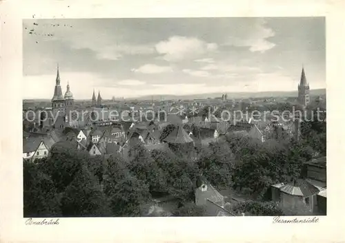 AK / Ansichtskarte Osnabrueck Gesamtansicht Stadtpanorama Osnabrueck