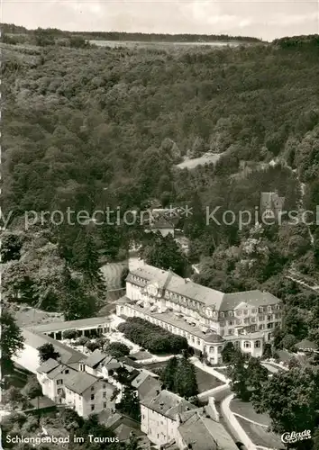 AK / Ansichtskarte Schlangenbad_Taunus Fliegeraufnahme Schlangenbad_Taunus