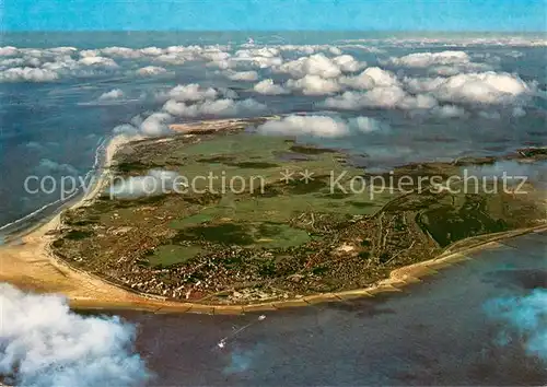 AK / Ansichtskarte Borkum Fliegeraufnahme Borkum