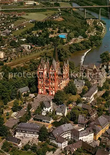 AK / Ansichtskarte Limburg_Lahn Fliegeraufnahme mit Dom Limburg_Lahn