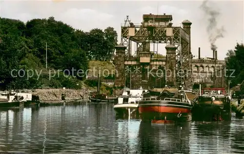 AK / Ansichtskarte Henrichenburg_Schiffshebewerk Schiffpartie am alten Hebewerk  Henrichenburg