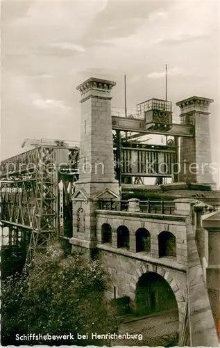 AK / Ansichtskarte Henrichenburg_Schiffshebewerk Teilansicht des alten Hebewerks Henrichenburg