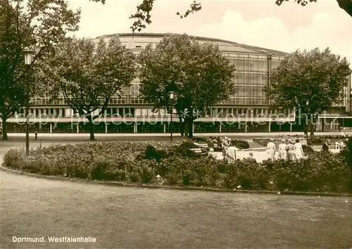 AK / Ansichtskarte Dortmund Westfalenhalle Aussenansicht Dortmund