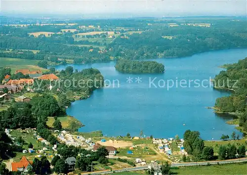 AK / Ansichtskarte Grossensee_Stormarn Suedstrand Fliegeraufnahme Grossensee_Stormarn