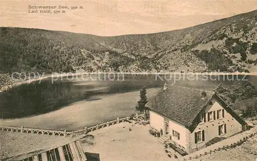 AK / Ansichtskarte Orbey_Haut_Rhin Lac noir Restaurant dans les Vosges Orbey_Haut_Rhin