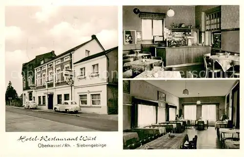 AK / Ansichtskarte Oberkassel_Bonn Hotel Restaurant Wuest Pension und Gastwirtschaft Oberkassel Bonn