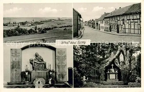 AK / Ansichtskarte Berg_Mechernich Panorama Altar Kapelle Gasthaus Schmitz Berg Mechernich