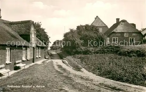 AK / Ansichtskarte Norddorf_Amrum Dorfmotiv Norddorf Amrum