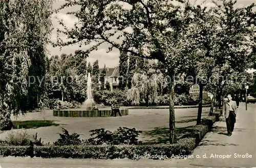 AK / Ansichtskarte Rheinhausen_Duisburg Anlagen an der Atroper Strasse Rheinhausen Duisburg