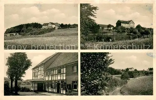 AK / Ansichtskarte Hattingen_Ruhr Ausflugslokal Adolf Ascherfeld Oberstueter Fachwerkhaus Hattingen Ruhr