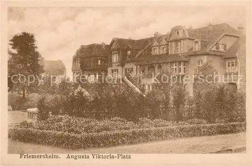 AK / Ansichtskarte Friemersheim_Duisburg Augusta Viktoria Platz  