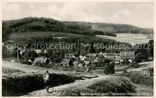 AK / Ansichtskarte Stadtlengsfeld Teilansicht mit Rueckersberg Stadtlengsfeld