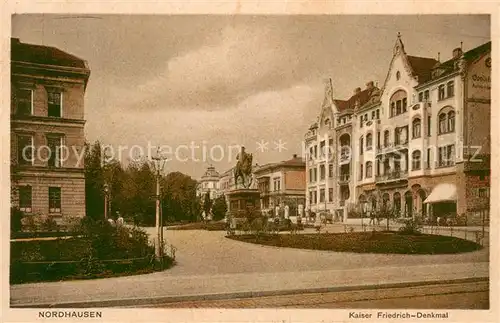 AK / Ansichtskarte Nordhausen_Thueringen Kaiser Friedrich Denkmal Nordhausen Thueringen