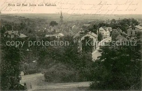 AK / Ansichtskarte Bad_Sulza Gesamtansicht vom Kurhaus aus Bad_Sulza