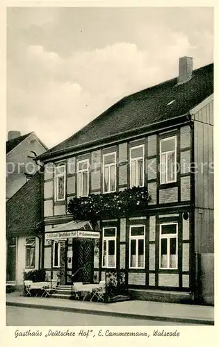 AK / Ansichtskarte Walsrode_Lueneburger_Heide Gasthaus Deutscher Hof Walsrode_Lueneburger_Heide