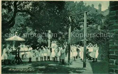 AK / Ansichtskarte Bruehl_Rheinland Pensionat und Lyzeum der Ursulinen Kinderspielplatz Bruehl_Rheinland