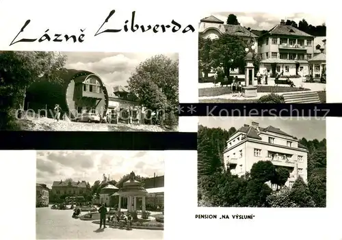 AK / Ansichtskarte Lazne_Libverda_Bad_Liebwerda Obri Sud Riesenfass Kurhotel Pension 