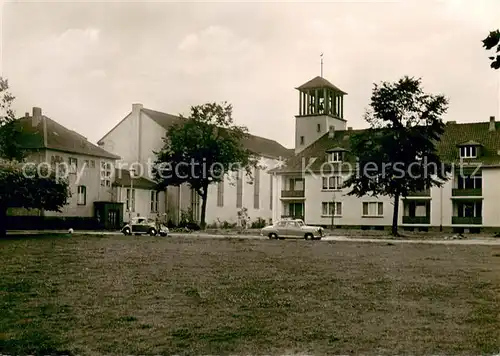 AK / Ansichtskarte Margarethenhoehe_Essen Kath. Kirche Aussen Margarethenhoehe Essen