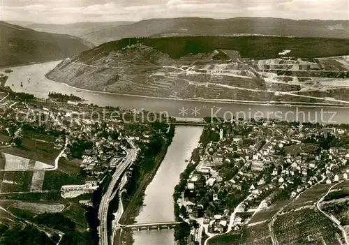 AK / Ansichtskarte Bingen_Rhein Nahemuendung Bingen Rhein