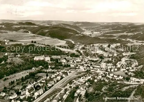 AK / Ansichtskarte Schleiden_Eifel Fliegeraufnahme Schleiden_Eifel