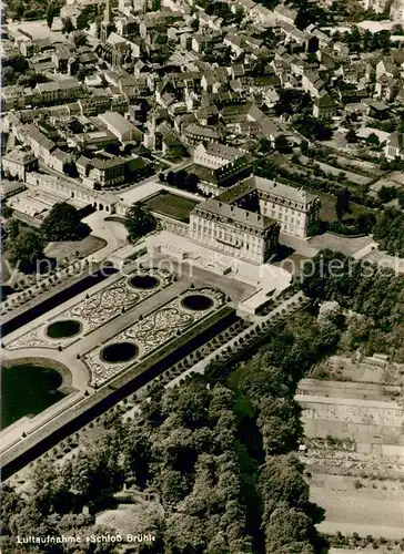 AK / Ansichtskarte Koeln_Rhein Schloss Augustusburg Fliegeraufnahme Koeln_Rhein