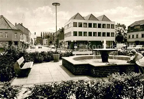 AK / Ansichtskarte Lechenich Ortsmotiv mit Brunnen Lechenich