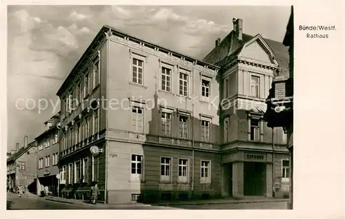 AK / Ansichtskarte Buende_Westfalen Rathaus  Buende_Westfalen