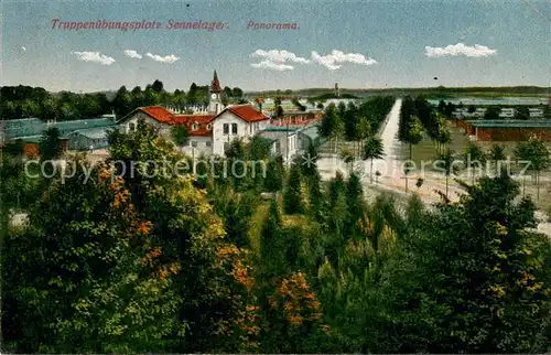 AK / Ansichtskarte Sennelager Truppenuebungsplatz Panorama Sennelager