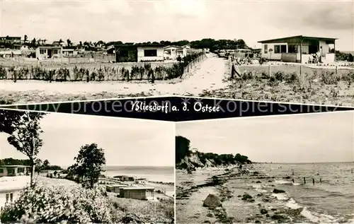 AK / Ansichtskarte Bliesdorf_Schashagen Ostsee Strand Badestellen Bliesdorf Schashagen