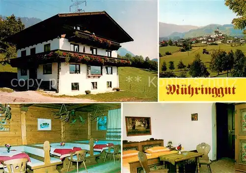 AK / Ansichtskarte St_Veit_Pongau Urlaub am Bauernhof Muehringgut Gastraum Panorama St_Veit_Pongau