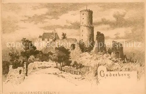 AK / Ansichtskarte Bad_Godesberg Die Godesburg Bad_Godesberg