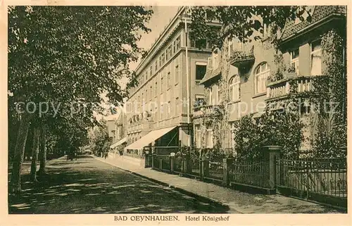 AK / Ansichtskarte Bad_Oeynhausen Hotel Koenigshof Bad_Oeynhausen